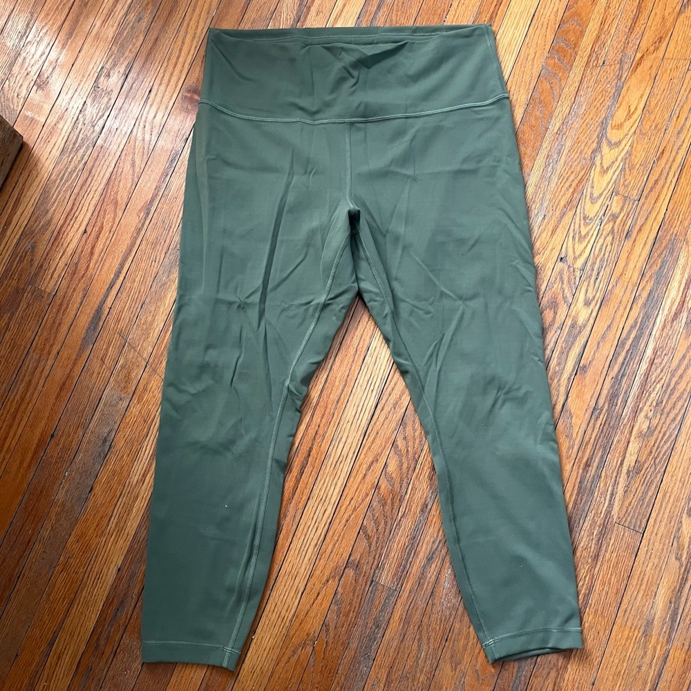 Lululemon Align 25” leggings (worn twice) sage green
